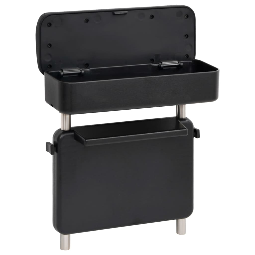 universelt armlæn til bil 23x8x(30-38) cm ABS sort
