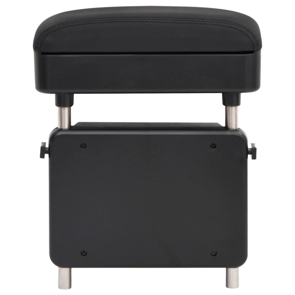 universelt armlæn til bil 23x8x(30-38) cm ABS sort