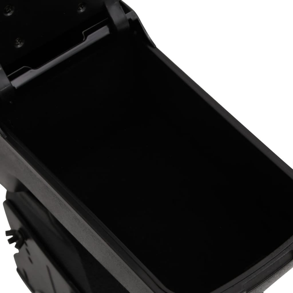 universelt armlæn til bil 13x33x(33-53) cm ABS sort