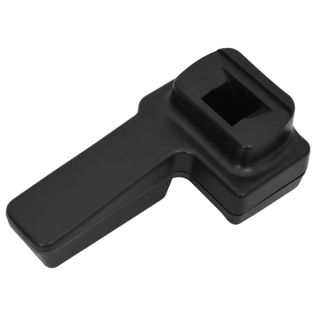 armlæn til bil 14,5x32x(27-46) cm ABS sort