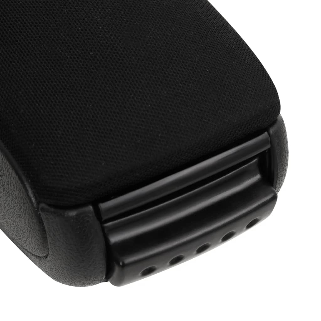 armlæn til bil 14x35x(37-53) cm ABS sort