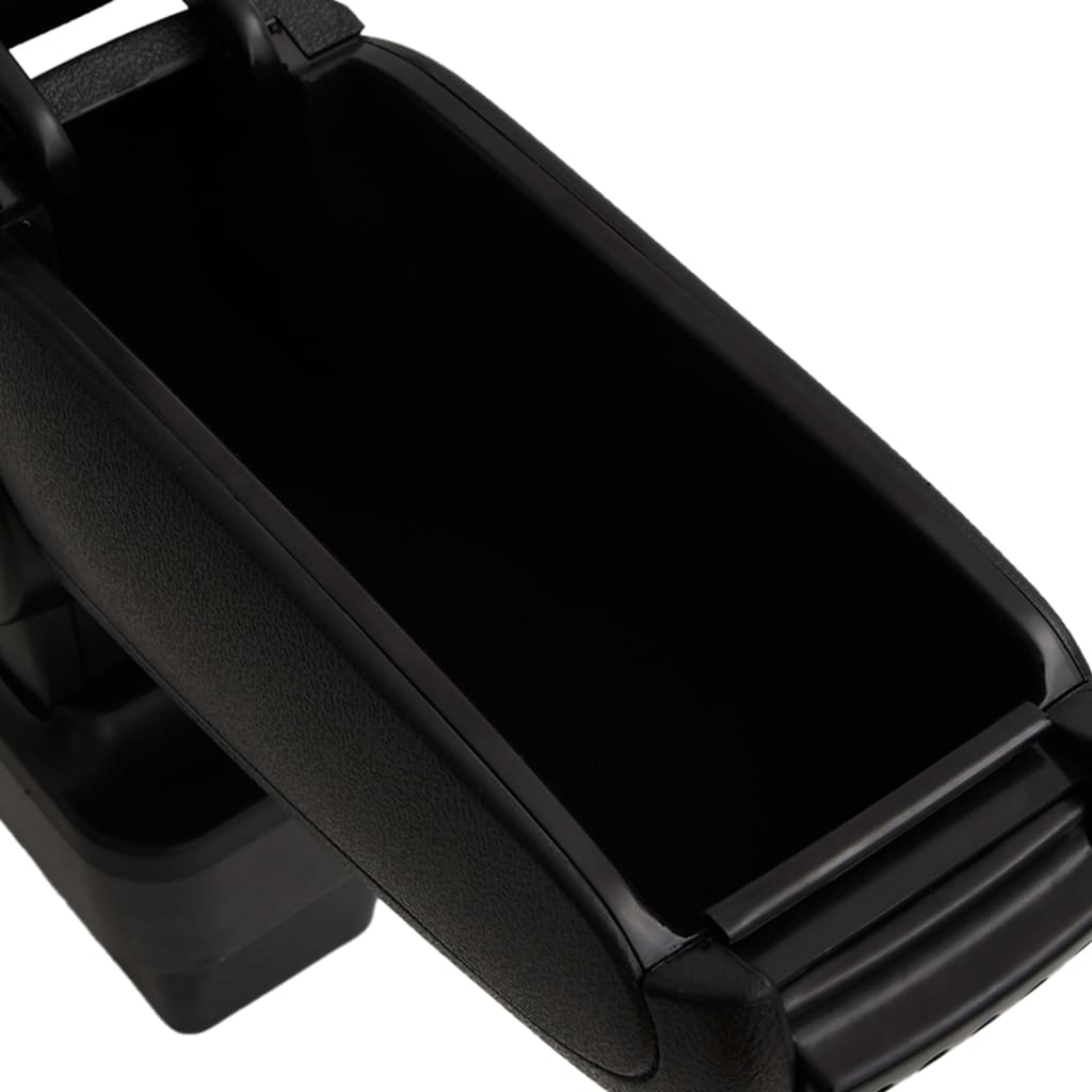 armlæn til bil 13x34x(33-46) cm ABS sort