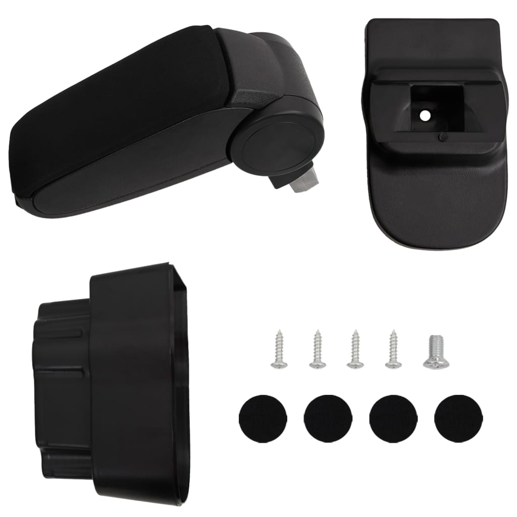 armlæn til bil 12x37x(31-48) cm ABS sort