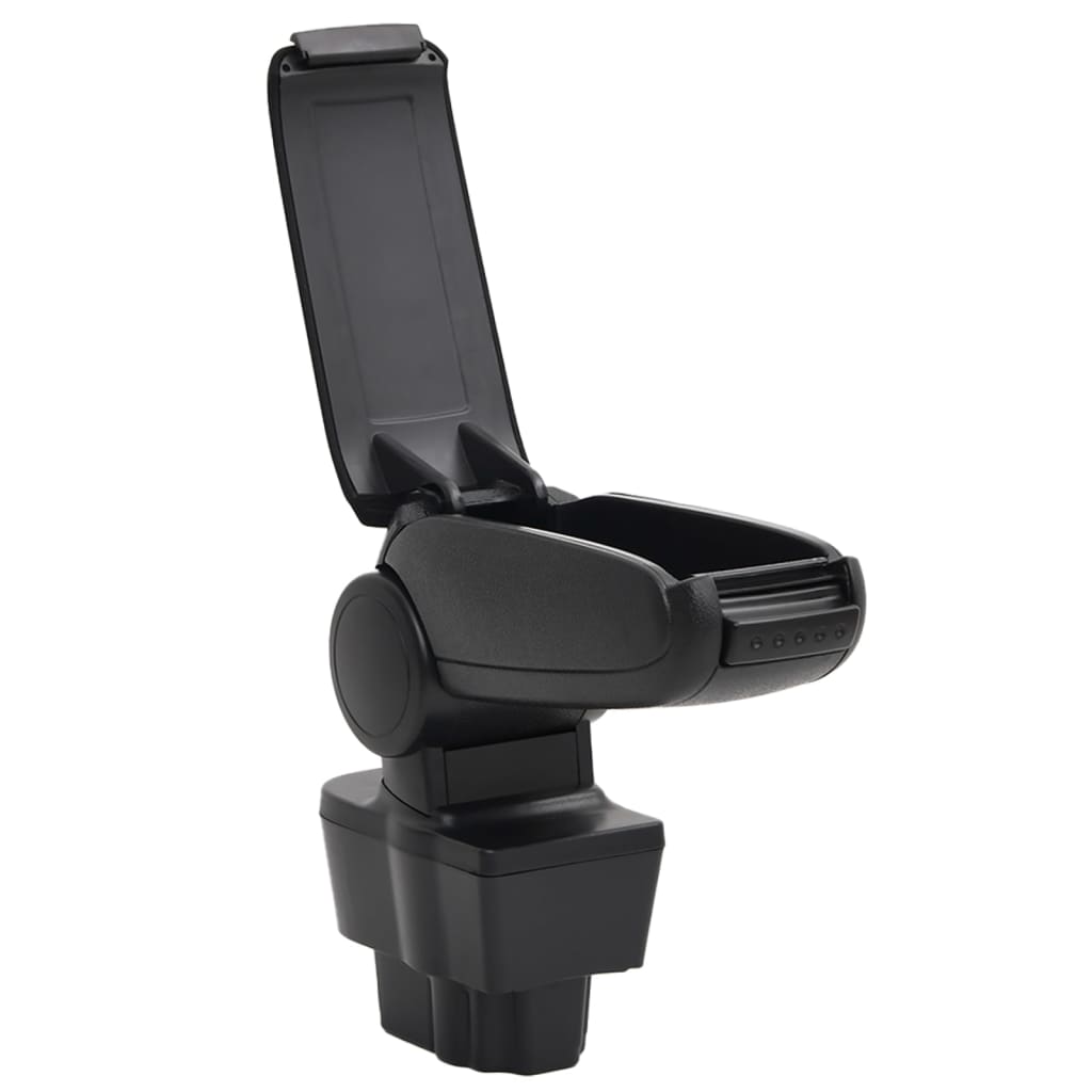 armlæn til bil 12x37x(31-48) cm ABS sort