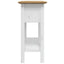 konsolbord BODO 91x35x74 cm massivt fyrretræ brun