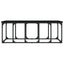 sofabord 100x50x35,5 cm konstrueret træ sort