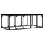 sofabord 100x50x35,5 cm konstrueret træ sort