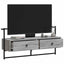 væghængt tv-bord 100,5x30x51 cm konstrueret træ grå sonoma-eg
