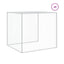 hønsebur med tag 1003x98x90 cm galvaniseret stål antracitgrå