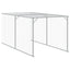 hønsehus m. løbegård 117x1017x123 cm galvaniseret stål antracit