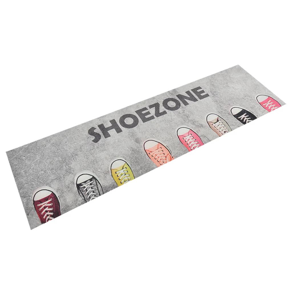 køkkentæppe 45x150 cm Shoezone-design vaskbart velour