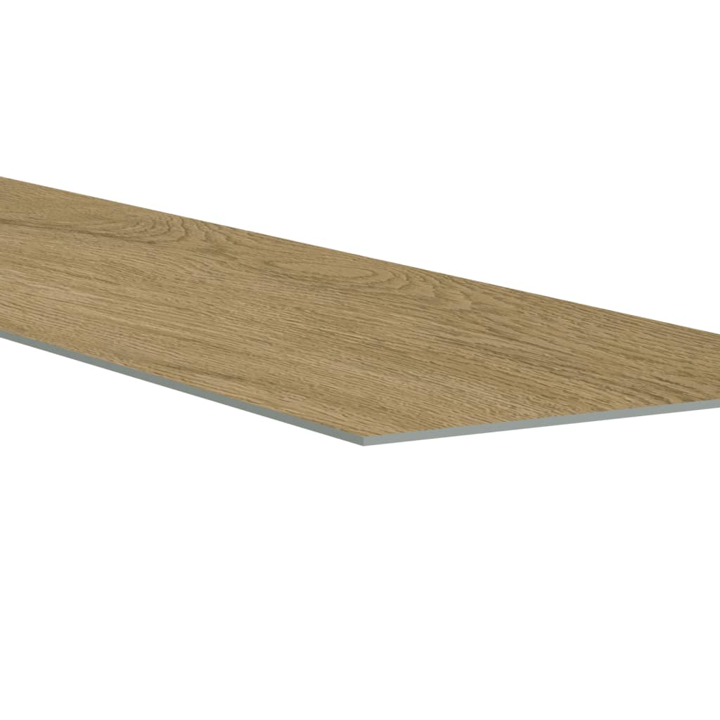 vægpaneler 4,12 m² trælook PVC brun