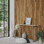 vægpaneler 4,12 m² trælook PVC brun