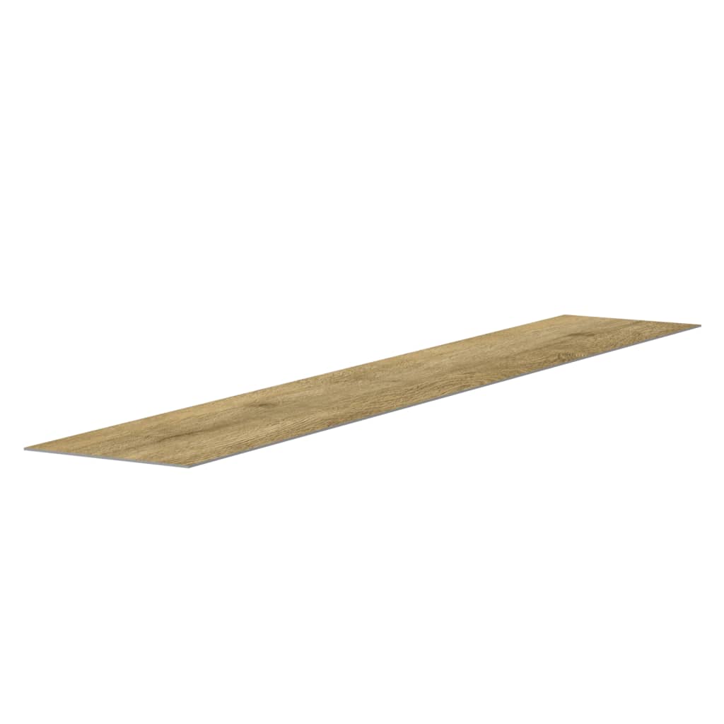vægpaneler 4,12 m² trælook PVC brun