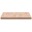 bordplade til badeværelse 80x40x2,5 cm massivt bøgetræ