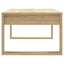 sofabord 102x50x35 cm konstrueret træ sonoma-eg
