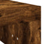 sofabord 102x50x36 cm konstrueret træ røget egetræsfarve