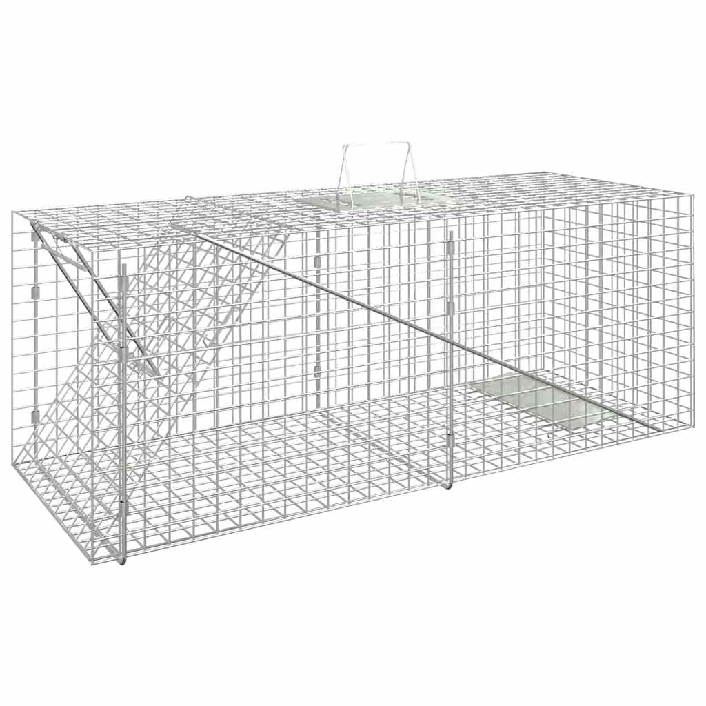 dyrefælde 64,5x25x26,5 cm galvaniseret jern billede