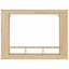 tv-møbel 152x22x113 cm konstrueret træ sonoma-eg