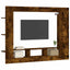 tv-møbel 152x22x113 cm konstrueret træ røget sonoma-eg