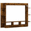 tv-møbel 152x22x113 cm konstrueret træ røget sonoma-eg
