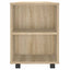 tv-bord 102x34,5x43 cm konstrueret træ sonoma-eg