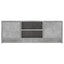 tv-bord 102x30x37,5 cm konstrueret træ betongrå