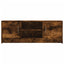 tv-bord 102x30x37,5 cm konstrueret træ røget egetræsfarve