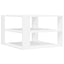 sofabord 58x58x40 cm konstrueret træ hvid