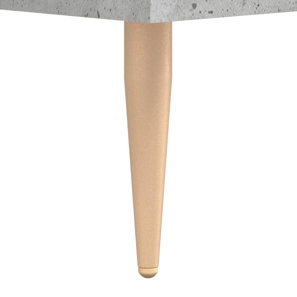 højskab 69,5x34x180 cm konstrueret træ betongrå