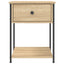sengeborde 2 stk. 44x45x58 cm konstrueret træ sonoma-eg