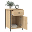 sengeborde 2 stk. 40x42x60 cm konstrueret træ sonoma-eg