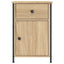 sengeborde 2 stk. 40x42x60 cm konstrueret træ sonoma-eg