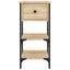 sengeborde 2 stk. 34x36x70 cm konstrueret træ sonoma-eg