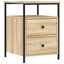 sengebord 44x45x60 cm konstrueret træ sonoma-eg