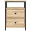 sengebord 44x45x60 cm konstrueret træ sonoma-eg