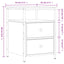 sengebord 44x45x60 cm konstrueret træ sonoma-eg