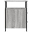 sengeborde 2 stk. 44x45x60 cm konstrueret træ grå sonoma-eg