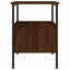 sengeborde 2 stk. 34x36x50 cm konstrueret træ brun egetræsfarve