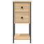 sengeborde 2 stk. 32x42x70 cm konstrueret træ sonoma-eg