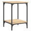 sofabord 40x40x55 cm konstrueret træ sonoma-eg