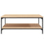 sofabord 100x100x40 cm konstrueret træ sonoma-eg