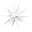 juledekorationer med LED-lys 3 stk. 57 cm foldbar hvid