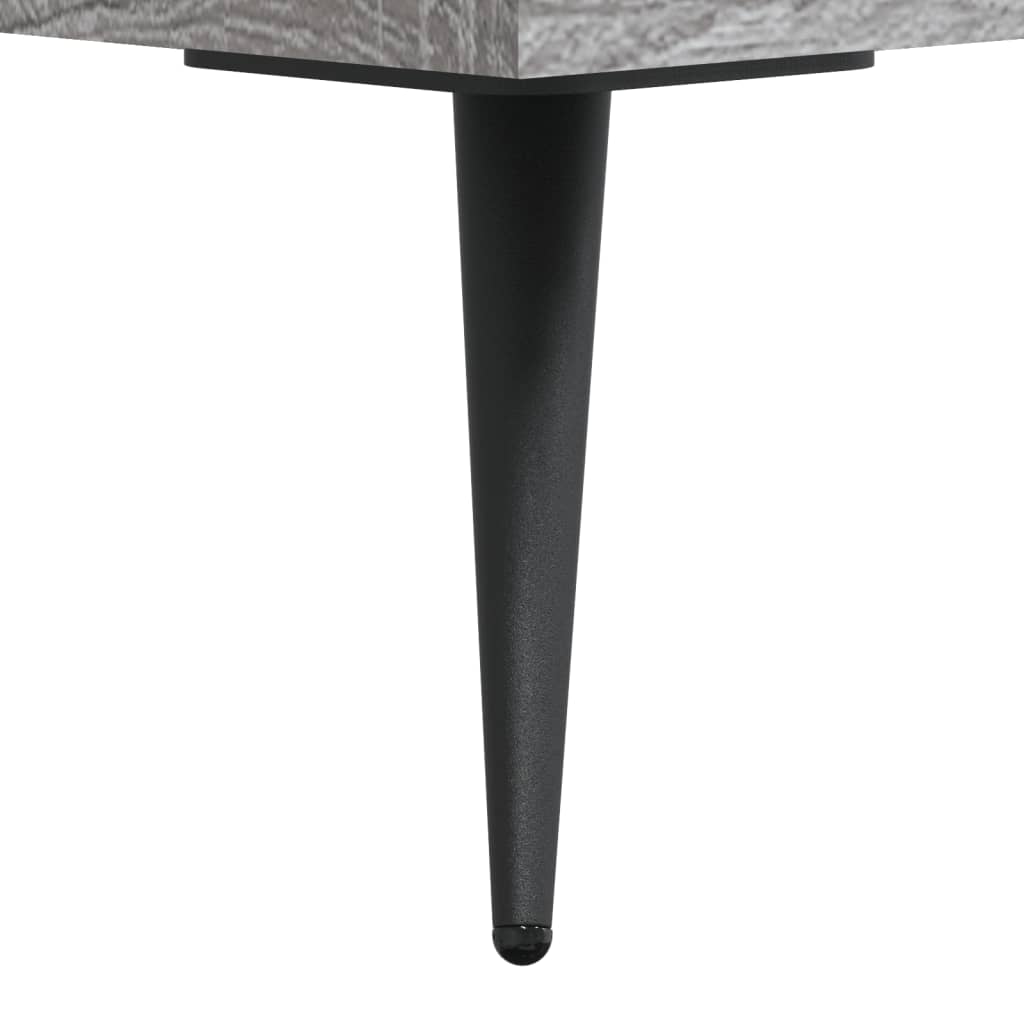skænk 69,5x34x90 cm konstrueret træ grå sonoma-eg