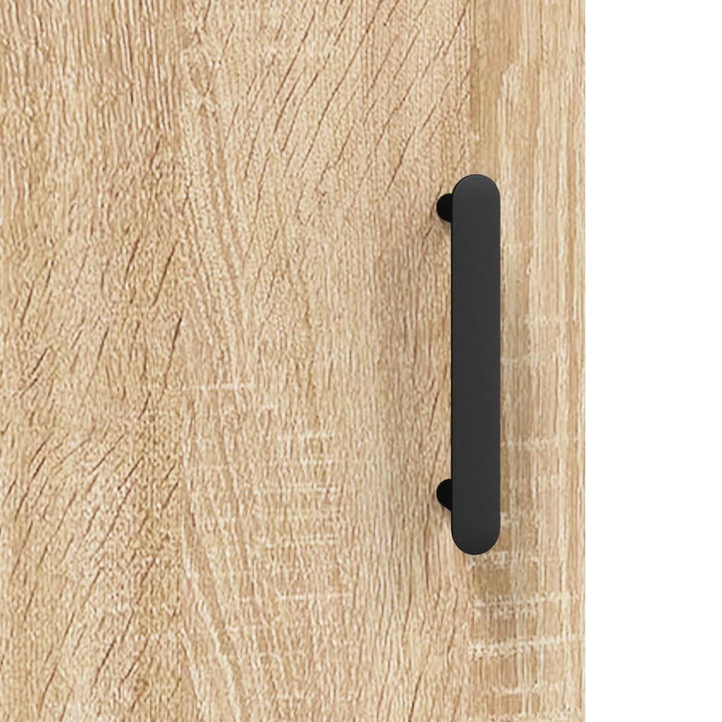 skænk 69,5x34x90 cm konstrueret træ sonoma-eg