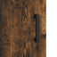 væghængt skab 69,5x34x90 cm konstrueret træ røget sonoma-eg