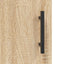væghængt skab 69,5x34x90 cm konstrueret træ sonoma-eg