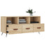 tv-bord 102x36x50 cm konstrueret træ sonoma-eg