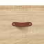 tv-bord 102x36x50 cm konstrueret træ sonoma-eg