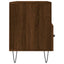 tv-bord 102x36x50 cm konstrueret træ brun egetræsfarve